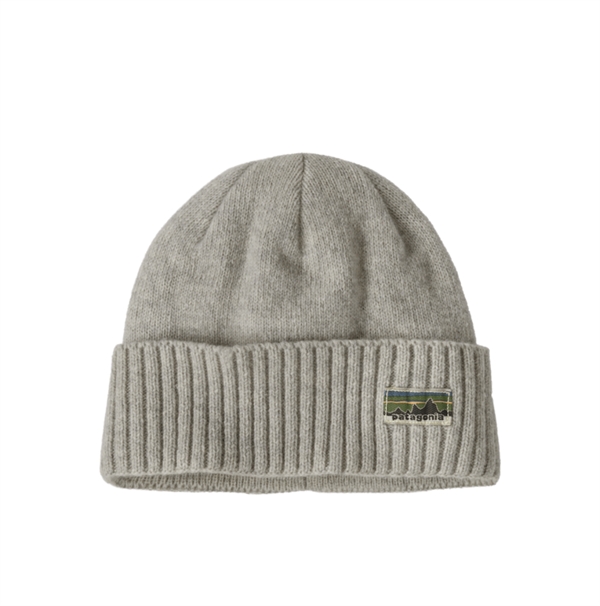 Patagonia Brodeo Beanie - OG Legacy Label: Crisp Grey